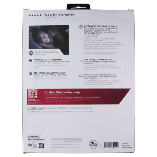 ZAGG XTR4 Tempered Glass Screen Protector for Apple iPad (A16/10th Gen) iPad/Tablet Accessories - Cases, Covers, Keyboard Folios Zagg - Simple Cell Bulk Wholesale Pricing - USA Seller