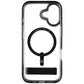 ZAGG Santa Cruz Series Snap Case with Kickstand for Apple iPhone 17 - Jet Black Cell Phone - Cases, Covers & Skins Zagg - Simple Cell Bulk Wholesale Pricing - USA Seller