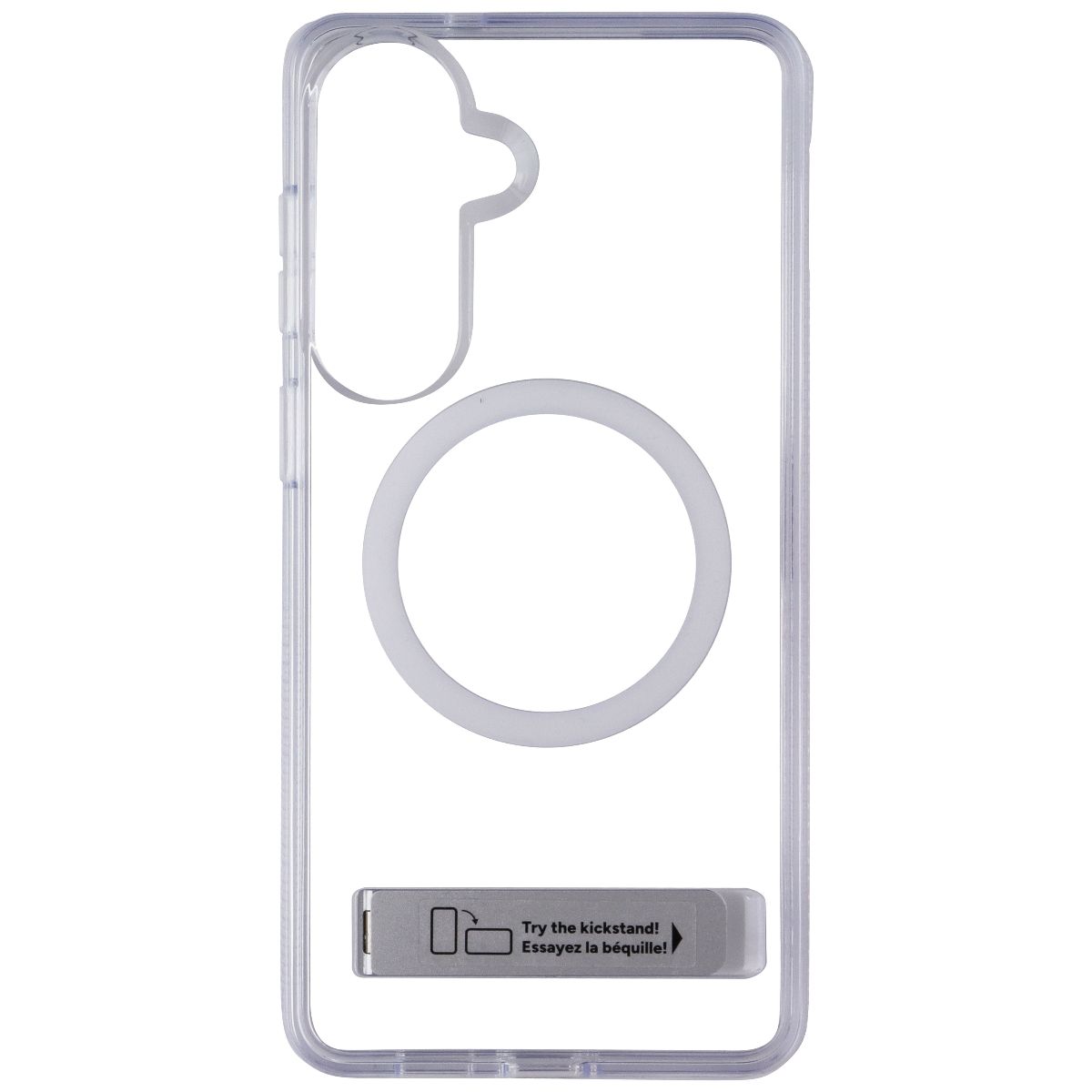 ZAGG Crystal Palace Snap Case with Kickstand for Samsung Galaxy S26 Plus - Clear Cell Phone - Cases, Covers & Skins Zagg - Simple Cell Bulk Wholesale Pricing - USA Seller