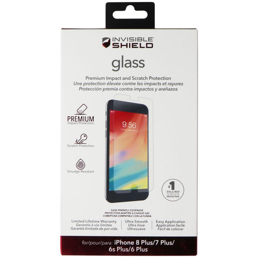 ZAGG InvisibleShield (Glass) Screen Protector for iPhone 8 Plus/7 Plus/6s Plus Cell Phone - Screen Protectors Zagg - Simple Cell Bulk Wholesale Pricing - USA Seller