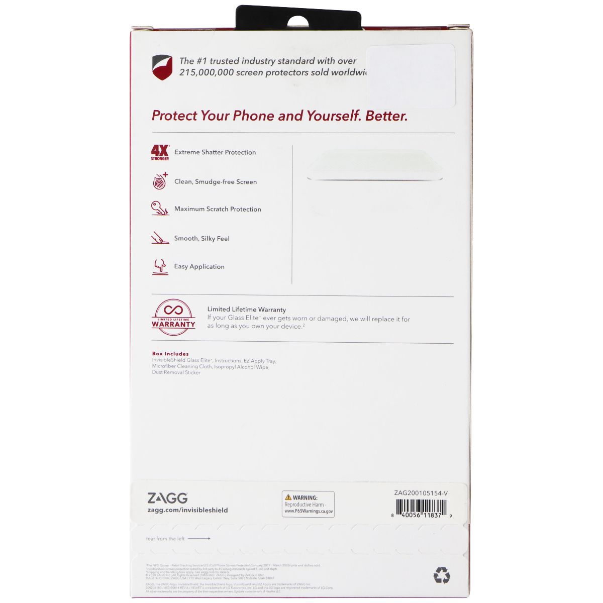 ZAGG Invisible Shield (Glass Elite+) for Samsung Galaxy A21 - Clear Cell Phone - Screen Protectors Zagg - Simple Cell Bulk Wholesale Pricing - USA Seller