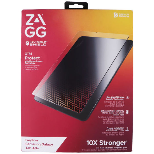 ZAGG Invisible Shield XTR3 Screen Protector for Samsung Galaxy Tab A9+ iPad/Tablet Accessories - Screen Protectors Zagg    - Simple Cell Bulk Wholesale Pricing - USA Seller