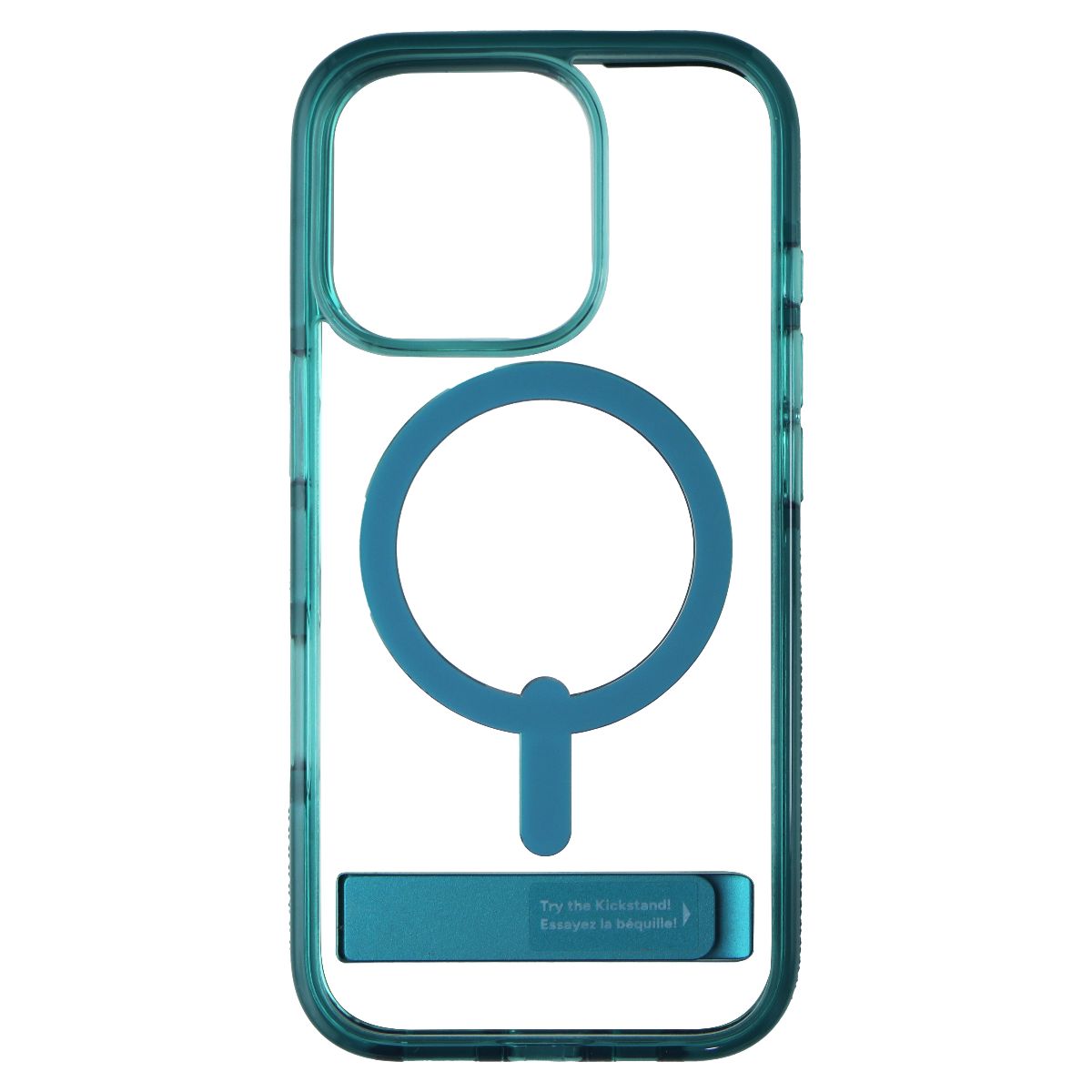 ZAGG Santa Cruz Snap Kickstand Case for MagSafe for Apple iPhone 16 Pro - Blue Cell Phone - Cases, Covers & Skins Zagg - Simple Cell Bulk Wholesale Pricing - USA Seller