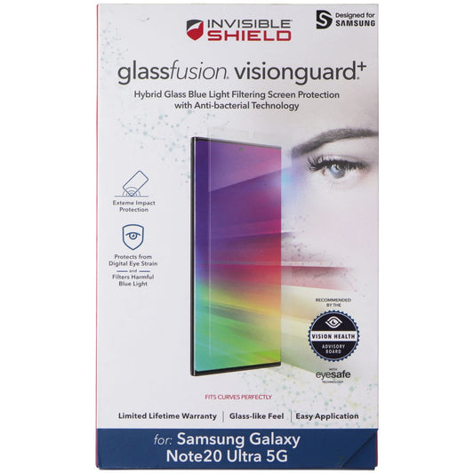 ZAGG (Glassfusion Visionguard+) Screen Protector for Galaxy Note20 Ultra 5G Cell Phone - Screen Protectors Zagg    - Simple Cell Bulk Wholesale Pricing - USA Seller