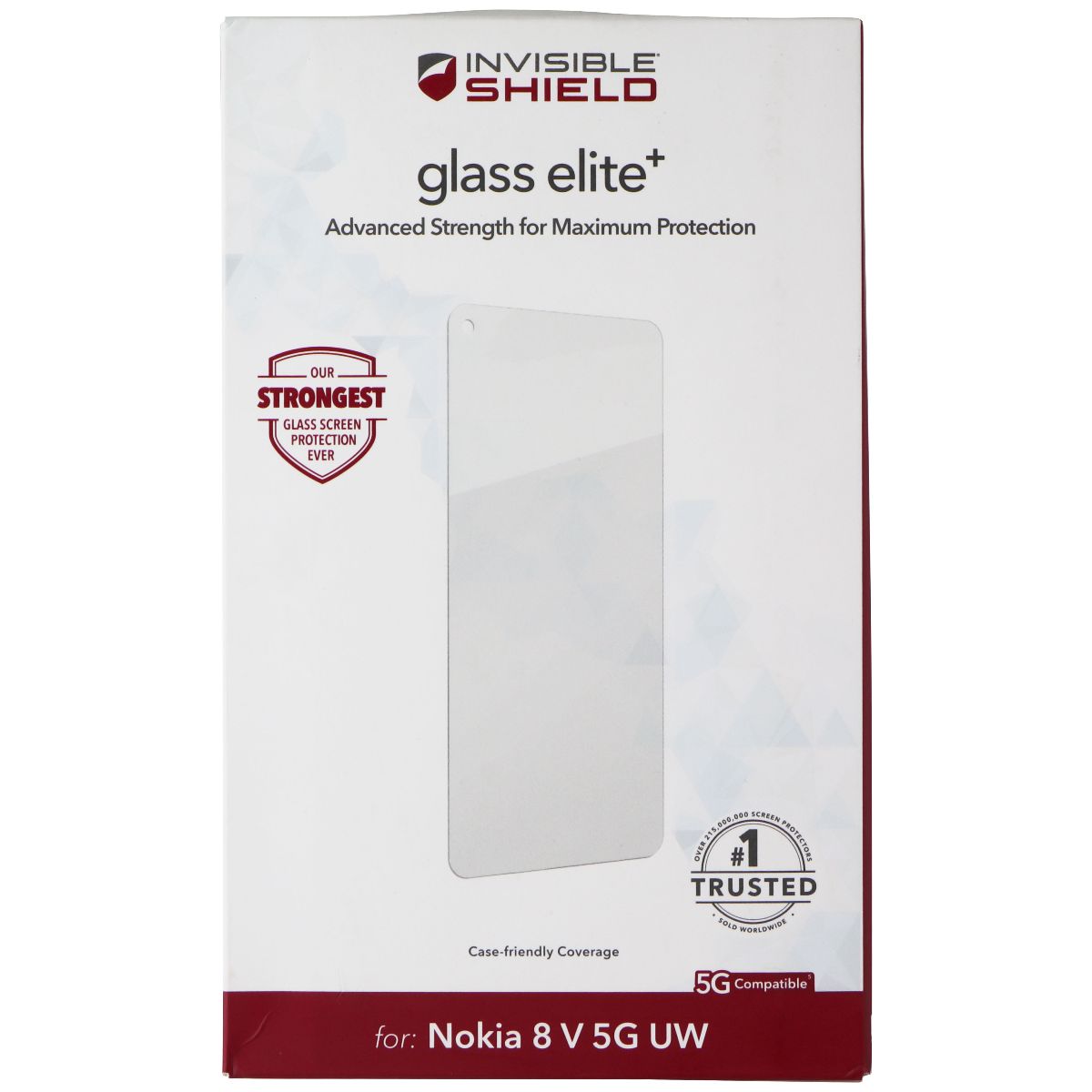 ZAGG InvisibleShield (Glass Elite+) Screen Protector for Nokia 8 V 5G UW Cell Phone - Screen Protectors Zagg - Simple Cell Bulk Wholesale Pricing - USA Seller