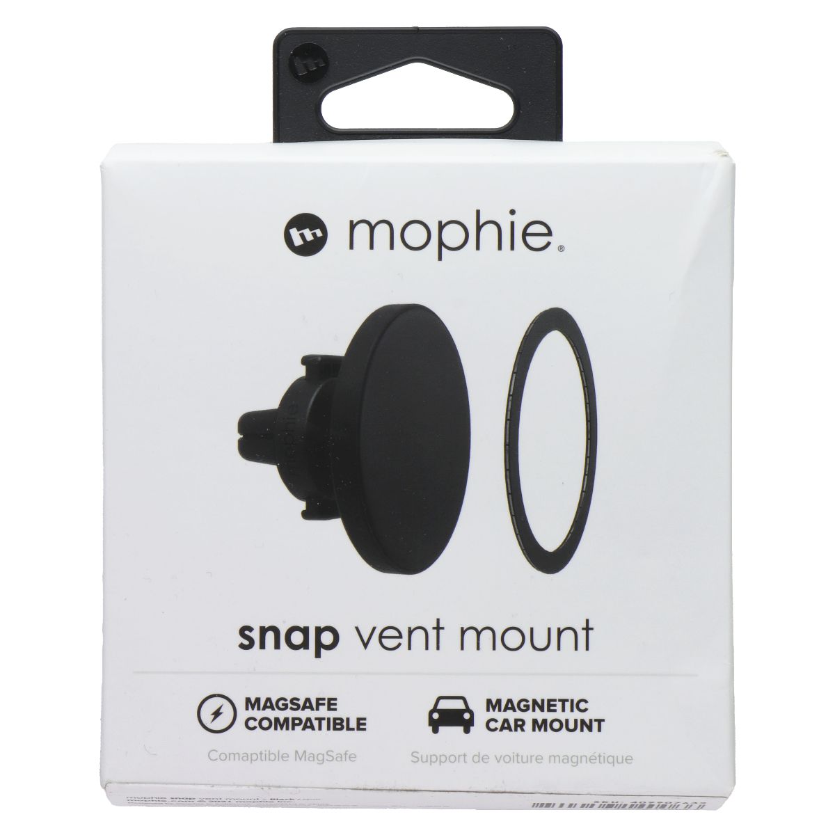 ZAGG Mophie Snap Series Magnetic Car Vent Mount for MagSafe Devices - Black Cell Phone - Mounts & Holders Zagg - Simple Cell Bulk Wholesale Pricing - USA Seller