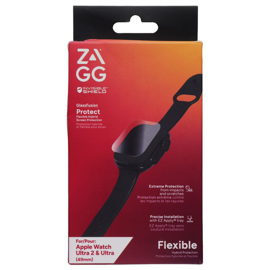 ZAGG Invisible Shield GlassFusion Screen Protector for Apple Watch Ultra (49mm) Smart Watch Accessories - Screen Protectors Zagg    - Simple Cell Bulk Wholesale Pricing - USA Seller