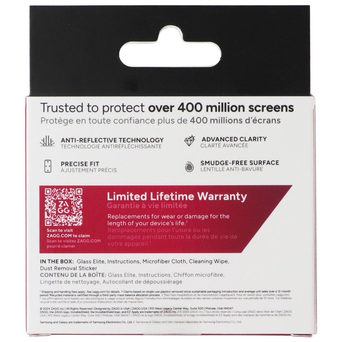 ZAGG Glass Elite Lens Protectors for Samsung Galaxy S25 - Aluminum Black