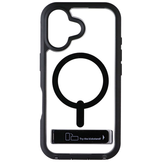 ZAGG Rainier Case for MagSafe with Kickstand for Apple iPhone 16 - Black Cell Phone - Cases, Covers & Skins Zagg - Simple Cell Bulk Wholesale Pricing - USA Seller