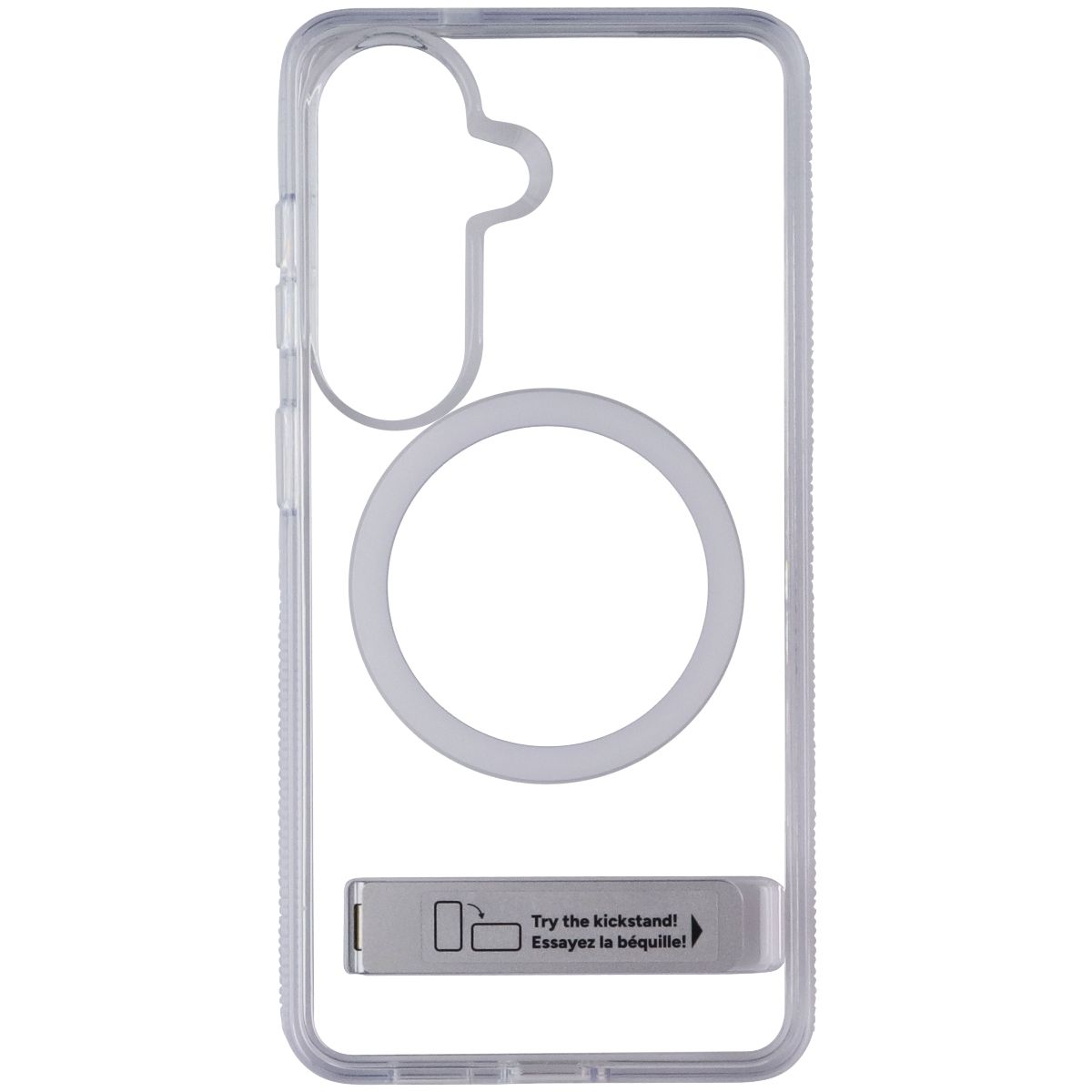 ZAGG Crystal Palace Snap Case with Kickstand for Samsung Galaxy S26 - Clear Cell Phone - Cases, Covers & Skins Zagg - Simple Cell Bulk Wholesale Pricing - USA Seller