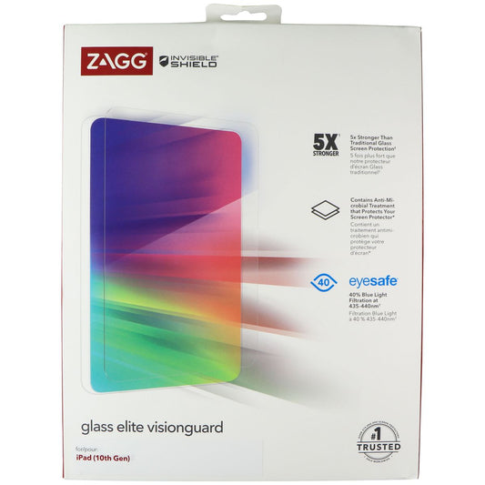 ZAGG InvisibleShield Glass Elite Visionguard Screen Protector for iPad 10th Gen Cell Phone - Screen Protectors Zagg - Simple Cell Bulk Wholesale Pricing - USA Seller