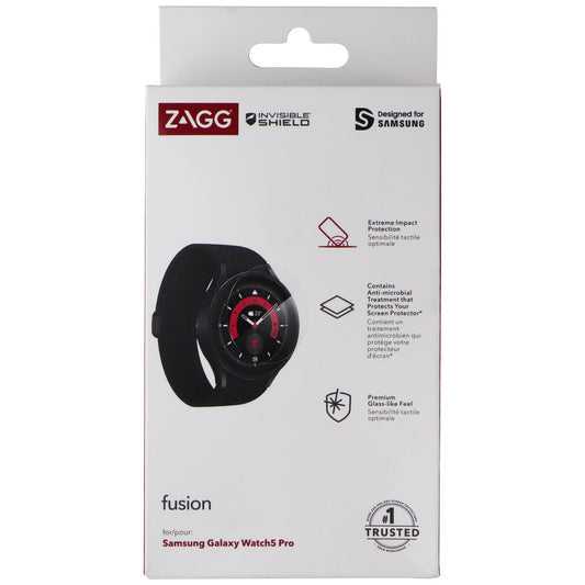 ZAGG InvisibleShield Fusion Screen Protector for Samsung Galaxy Watch5 Pro Smart Watch Accessories - Screen Protectors Zagg - Simple Cell Bulk Wholesale Pricing - USA Seller