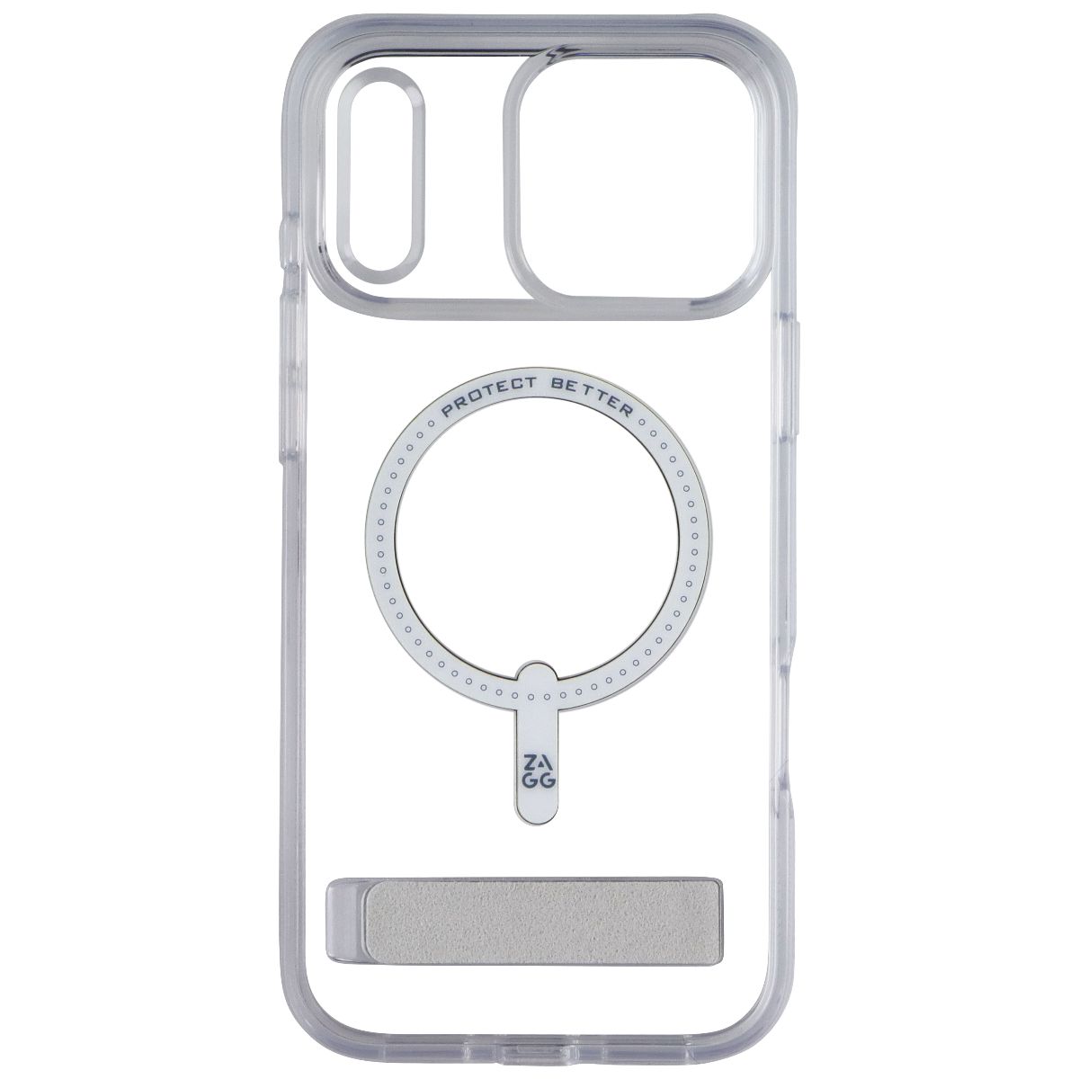 ZAGG Crystal Palace Kickstand Case for MagSafe for iPhone 17 Pro Max - Clear Cell Phone - Cases, Covers & Skins Zagg - Simple Cell Bulk Wholesale Pricing - USA Seller