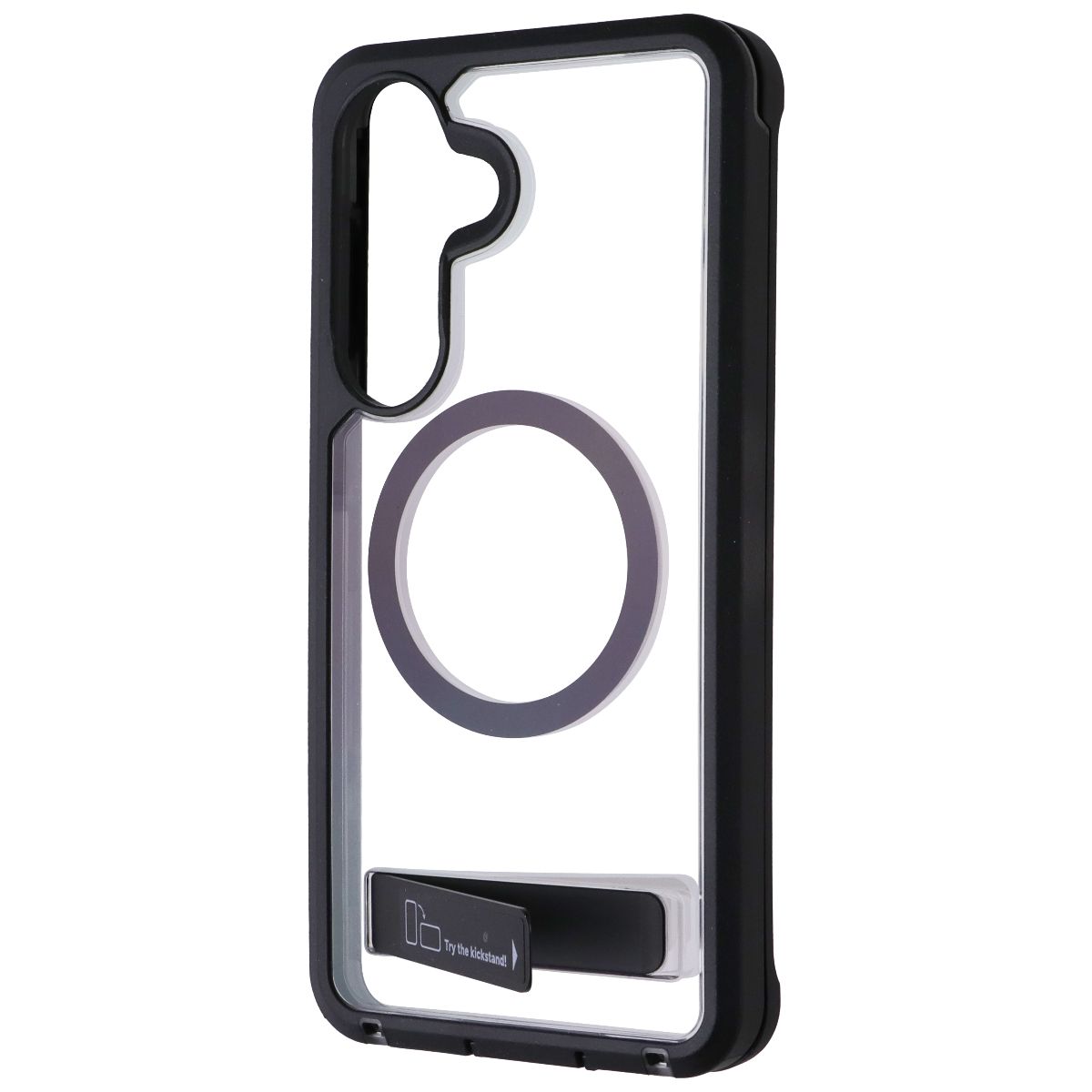ZAGG Rainier Snap Kickstand MagSafe Case for Samsung Galaxy S26+ (Plus) - Black