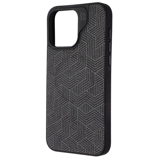 Zagg London Snap Series Case for Apple iPhone 15 Pro Max - Black Geo Cell Phone - Cases, Covers & Skins Zagg    - Simple Cell Bulk Wholesale Pricing - USA Seller