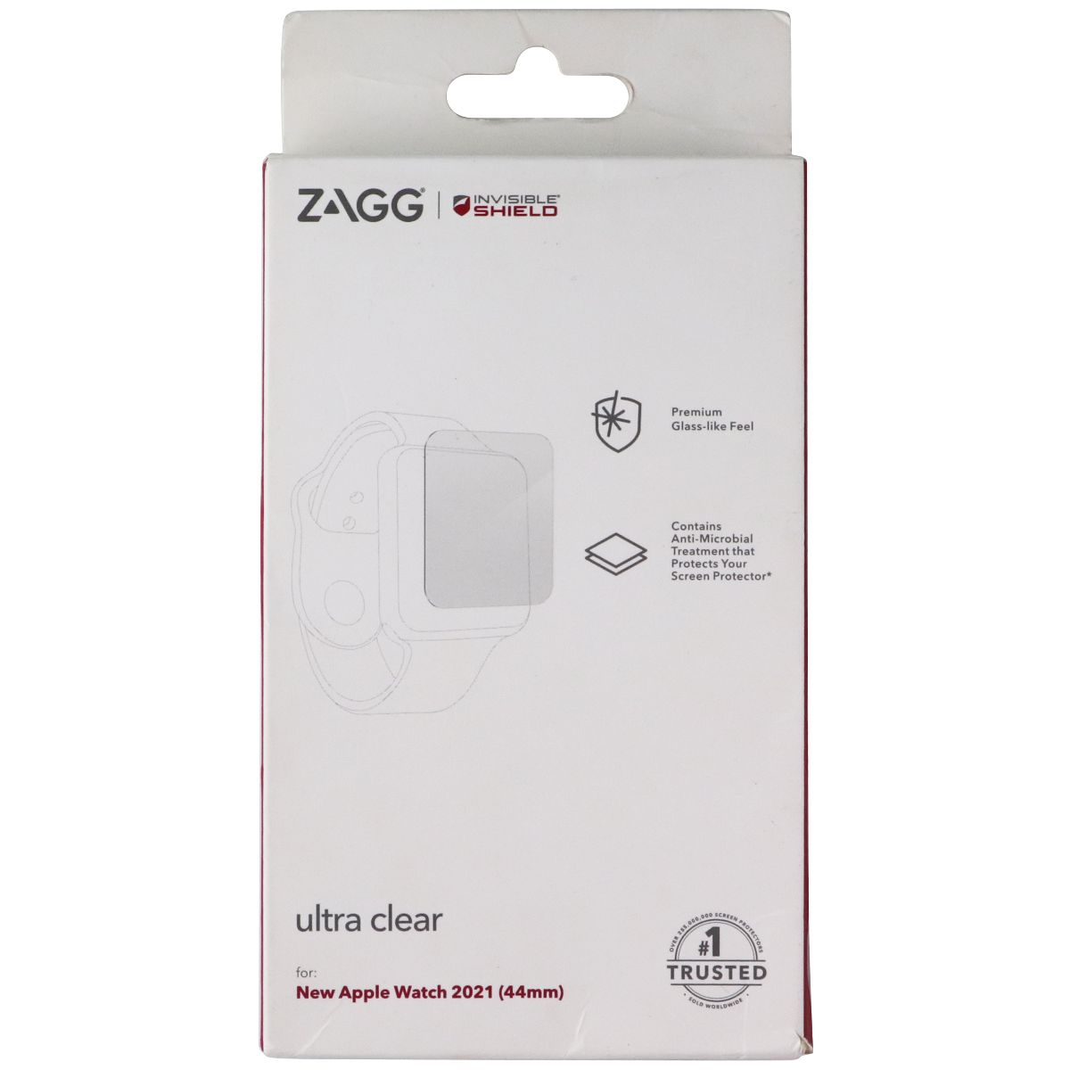 ZAGG Ultra Clear Series Screen Protector for Apple Watch 2021 (44mm) & More Smart Watch Accessories - Screen Protectors Zagg - Simple Cell Bulk Wholesale Pricing - USA Seller
