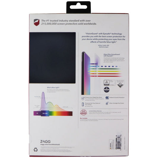 ZAGG InvisibleShield (Glass Elite VisionGuard+) Screen Protector for TCL Tab 8 iPad/Tablet Accessories - Screen Protectors Zagg - Simple Cell Bulk Wholesale Pricing - USA Seller