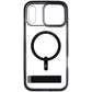 ZAGG Santa Cruz Snap Case with Kickstand for Apple iPhone 17 Pro Max - Jet Black Cell Phone - Cases, Covers & Skins Zagg - Simple Cell Bulk Wholesale Pricing - USA Seller