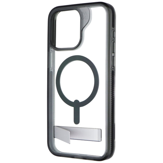 ZAGG Santa Cruz Snap with Kickstand Case for iPhone 15 Pro Max - Clear/Black Cell Phone - Cases, Covers & Skins Zagg    - Simple Cell Bulk Wholesale Pricing - USA Seller