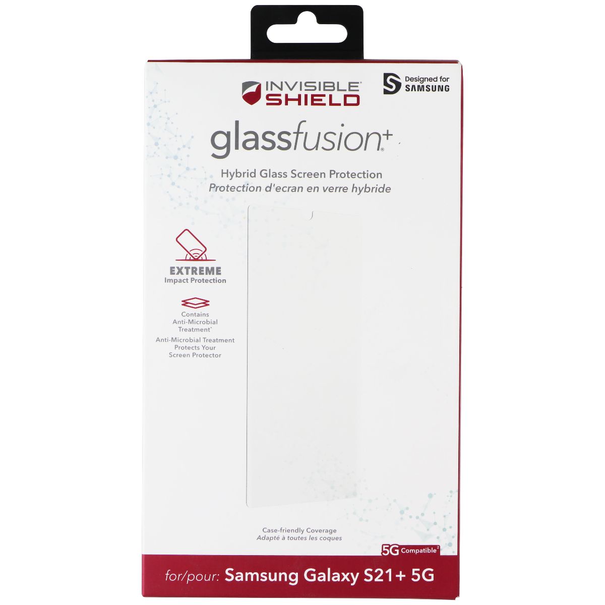 ZAGG Invisible Shield GlassFusion+ Screen Protector for Samsung Galaxy S21+ 5G Cell Phone - Screen Protectors Zagg - Simple Cell Bulk Wholesale Pricing - USA Seller