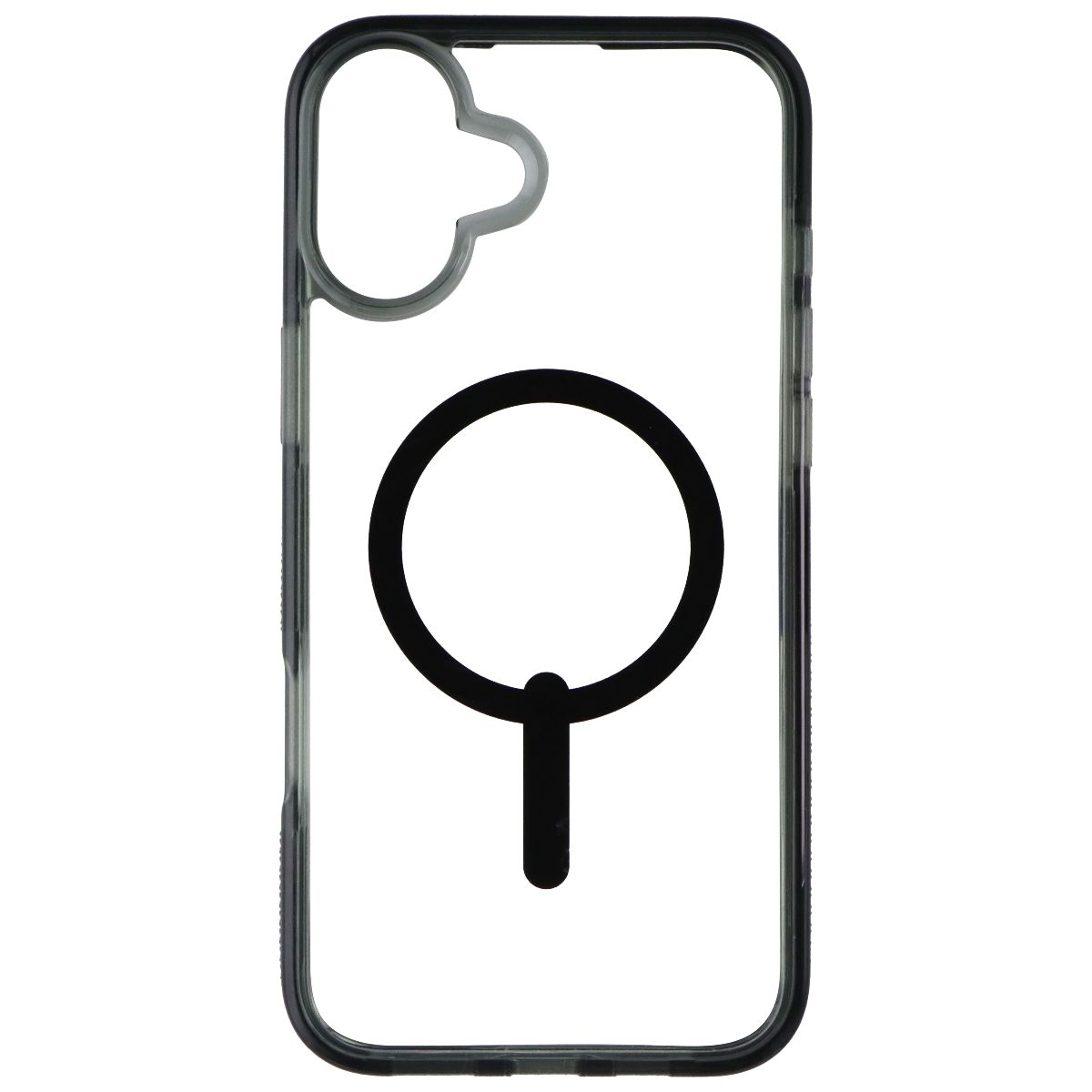 ZAGG Santa Cruz Snap Case for MagSafe for Apple iPhone 16 Plus - Clear/Black