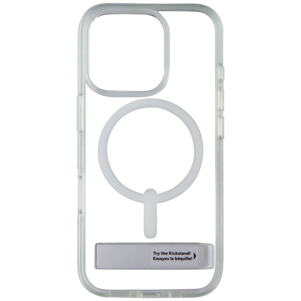 ZAGG Crystal Palace Snap Kickstand Case for MagSafe for iPhone 16 Pro - Clear