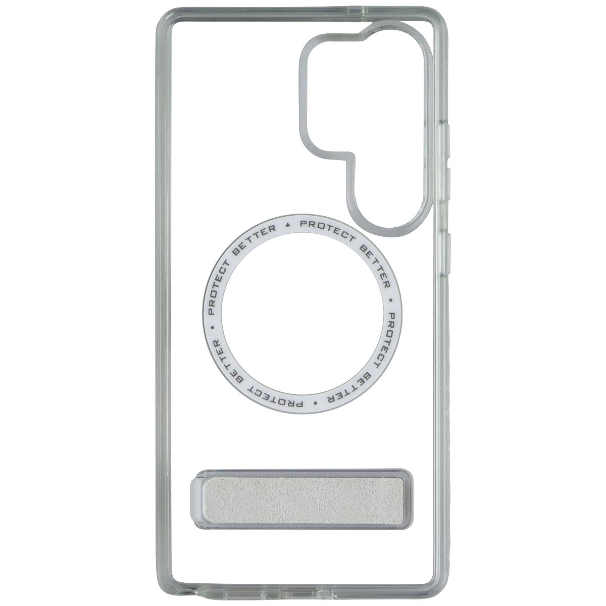 ZAGG Crystal Palace Snap Case w/ Kickstand for Samsung Galaxy S25 Ultra - Clear Cell Phone - Cases, Covers & Skins Zagg - Simple Cell Bulk Wholesale Pricing - USA Seller