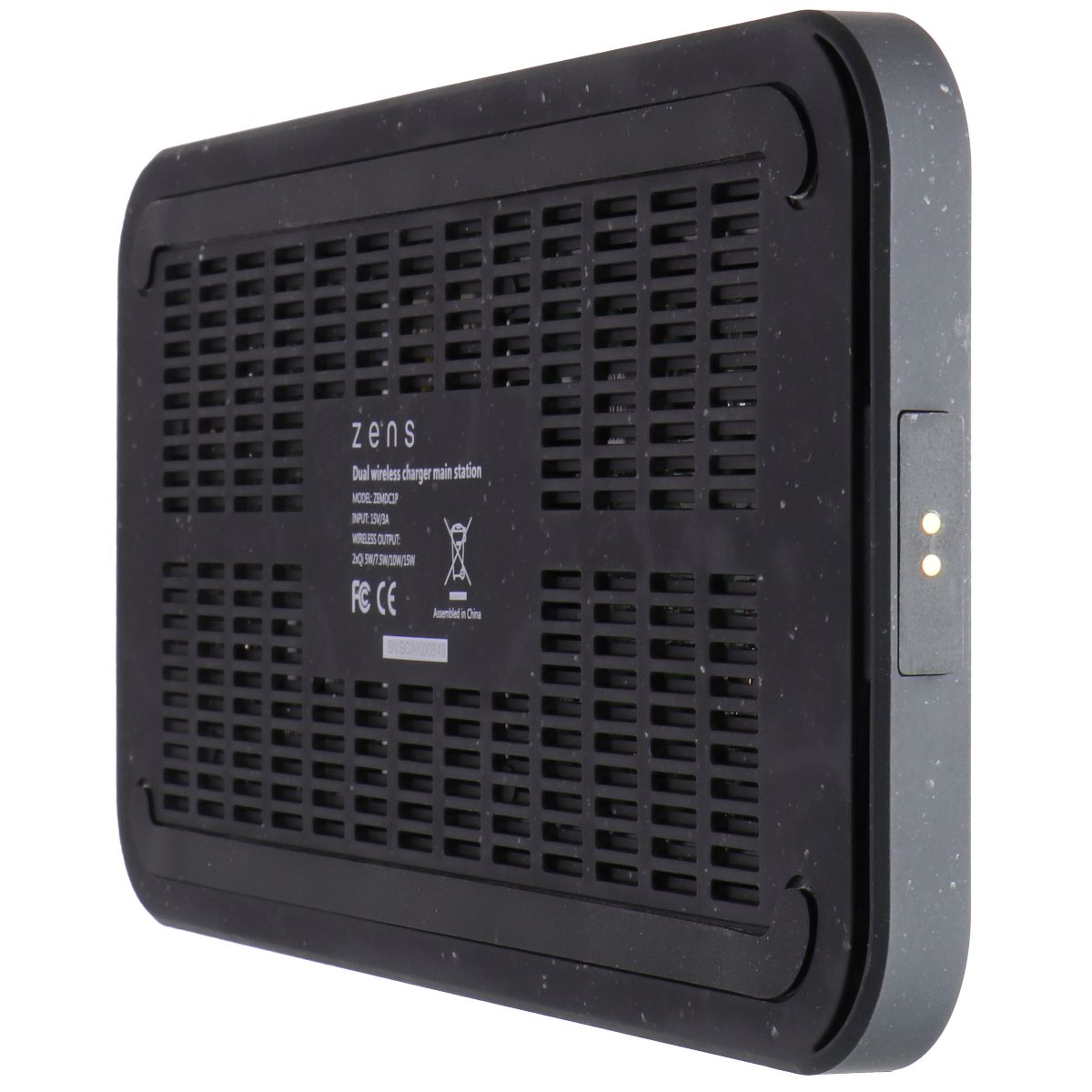 Zens Modular Dual Wireless Charger Main Station - Black Cell Phone - Chargers & Cradles ZENS - Simple Cell Bulk Wholesale Pricing - USA Seller