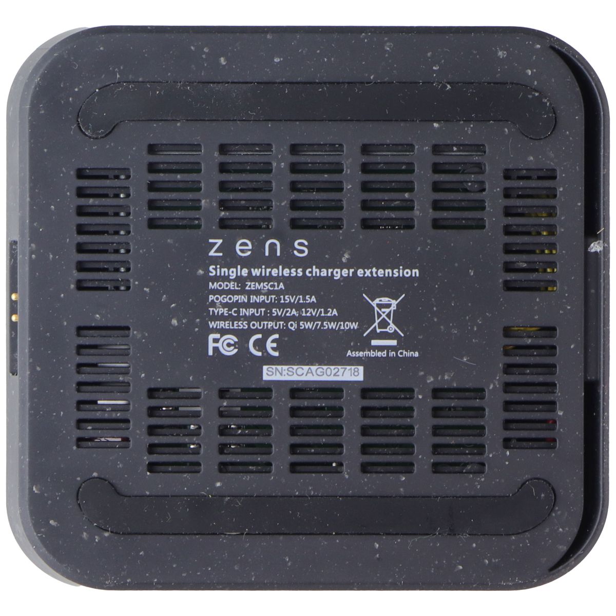 Zens Modular Series (10W) Single Wireless Charger Extension (ZEMSC1A) Cell Phone - Chargers & Cradles ZENS - Simple Cell Bulk Wholesale Pricing - USA Seller