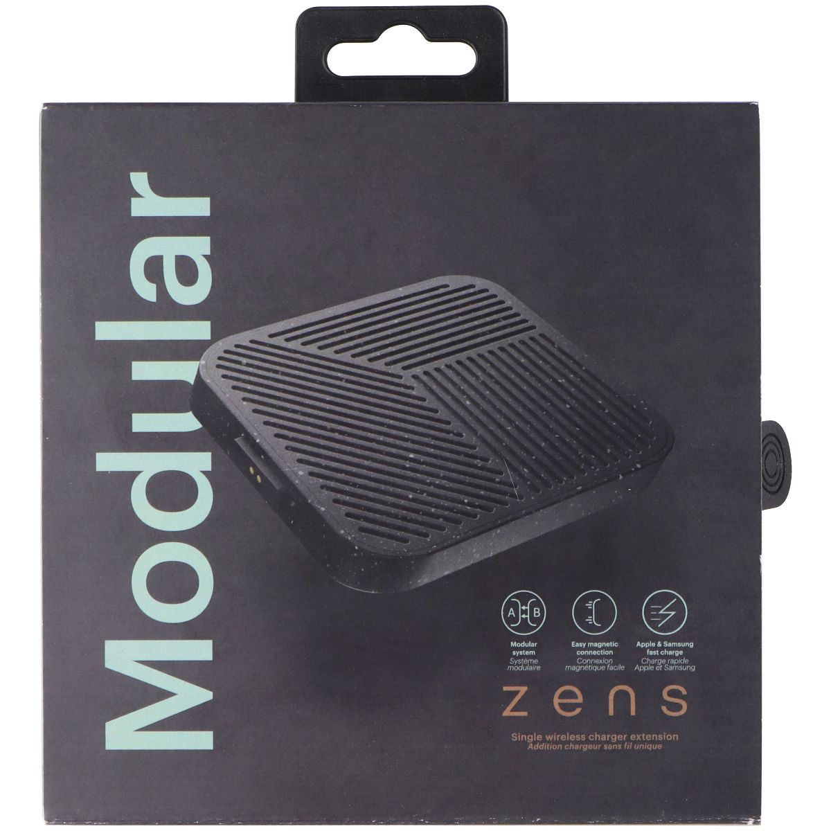 Zens Modular Series (10W) Single Wireless Charger Extension (ZEMSC1A) Cell Phone - Chargers & Cradles ZENS - Simple Cell Bulk Wholesale Pricing - USA Seller