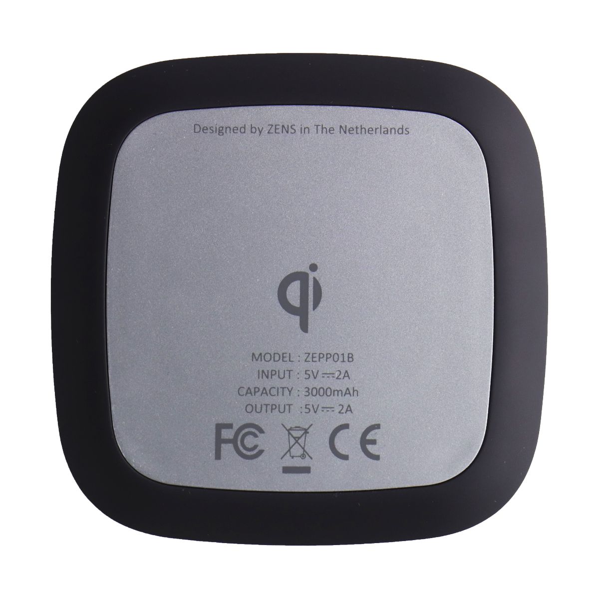 ZENS (3000mAh) Wirelessly Rechargeable Portable Power Pack - Black (ZEPP01B) Cell Phone - Chargers & Cradles ZENS - Simple Cell Bulk Wholesale Pricing - USA Seller