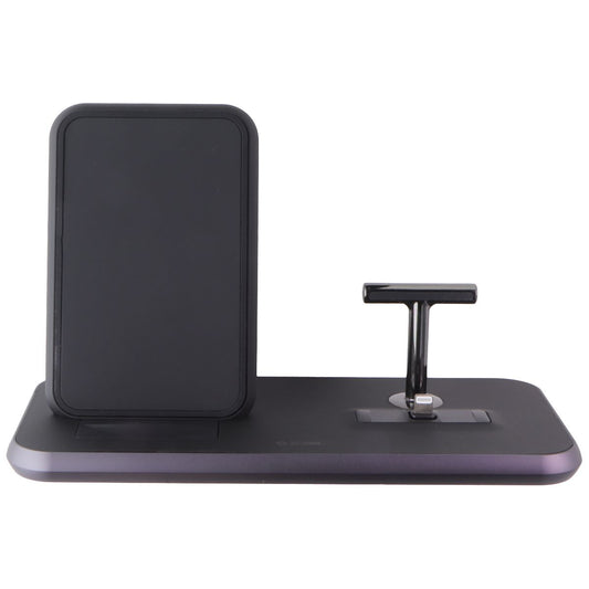 ZENS Stands + Dock Fast 20W Wireless Qi Charger for iPhone - Blk (AU PLUG) Cell Phone - Chargers & Cradles ZENS - Simple Cell Bulk Wholesale Pricing - USA Seller