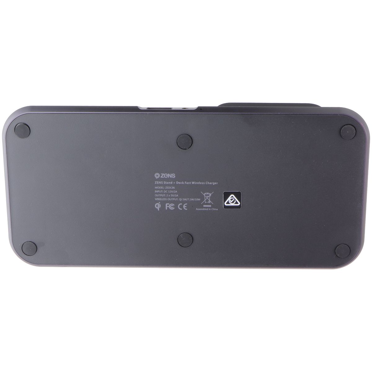 ZENS Stands + Dock Fast 20W Wireless Qi Charger for iPhone - Blk (AU PLUG) Cell Phone - Chargers & Cradles ZENS - Simple Cell Bulk Wholesale Pricing - USA Seller