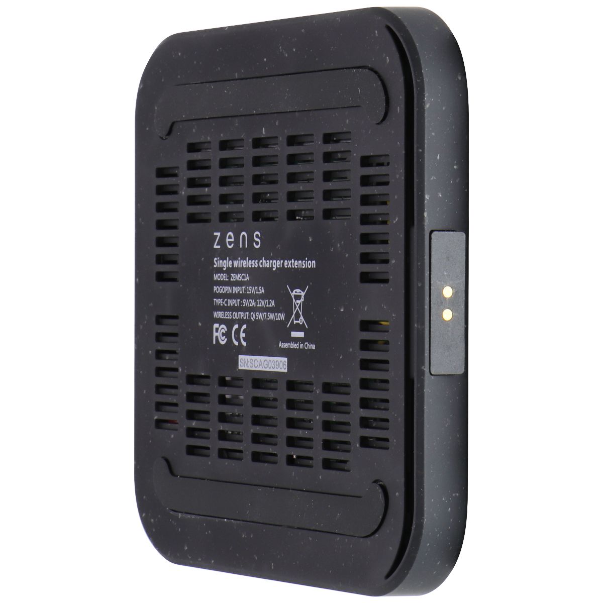 Zens Modular Series Single Wireless Charger Extension 10W - Black