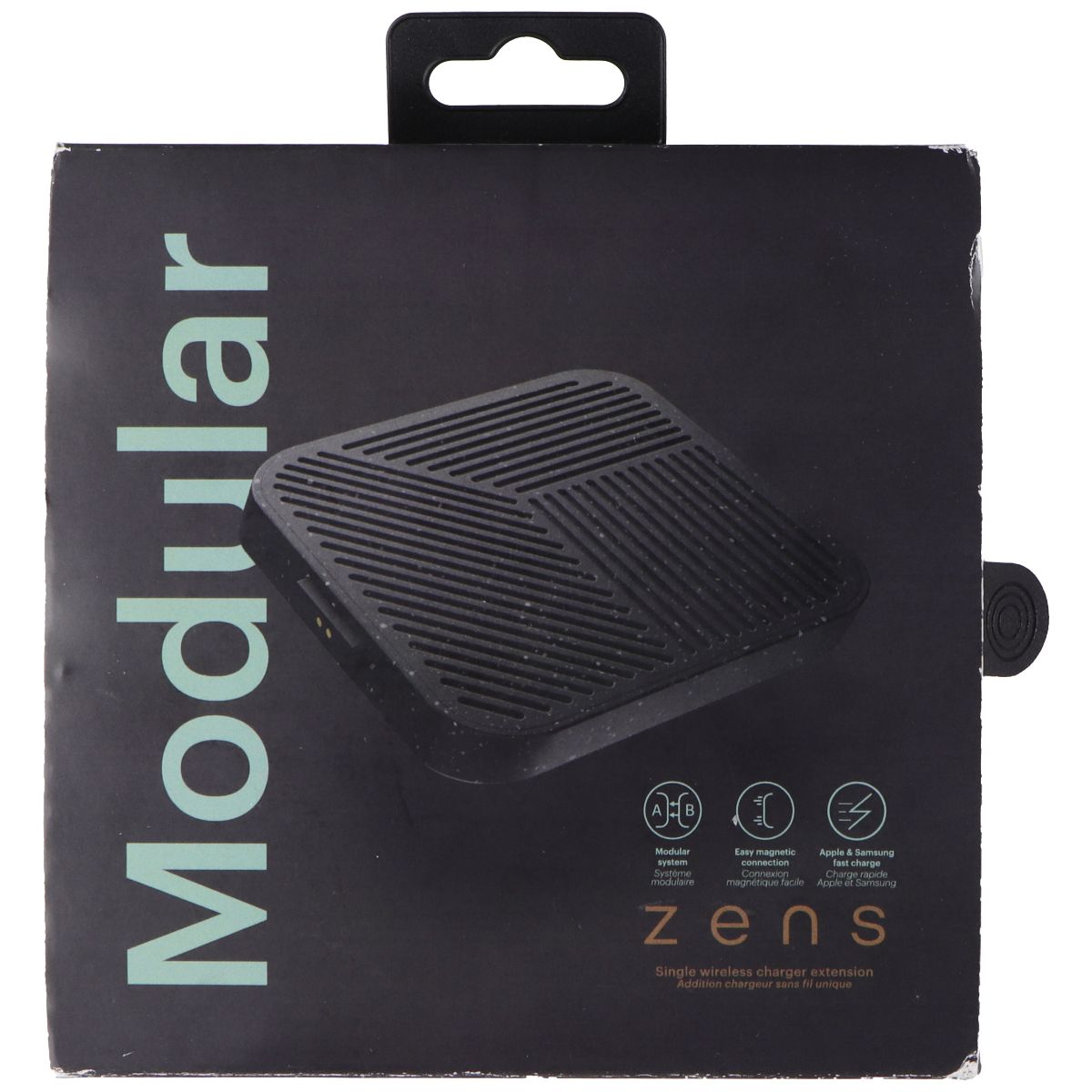 Zens Modular Series Single Wireless Charger Extension 10W - Black