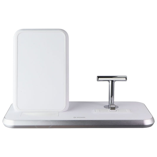 ZENS Stands + Dock Fast 20W Wireless Qi Charger for iPhone - White (AU PLUG) Cell Phone - Chargers & Cradles ZENS - Simple Cell Bulk Wholesale Pricing - USA Seller