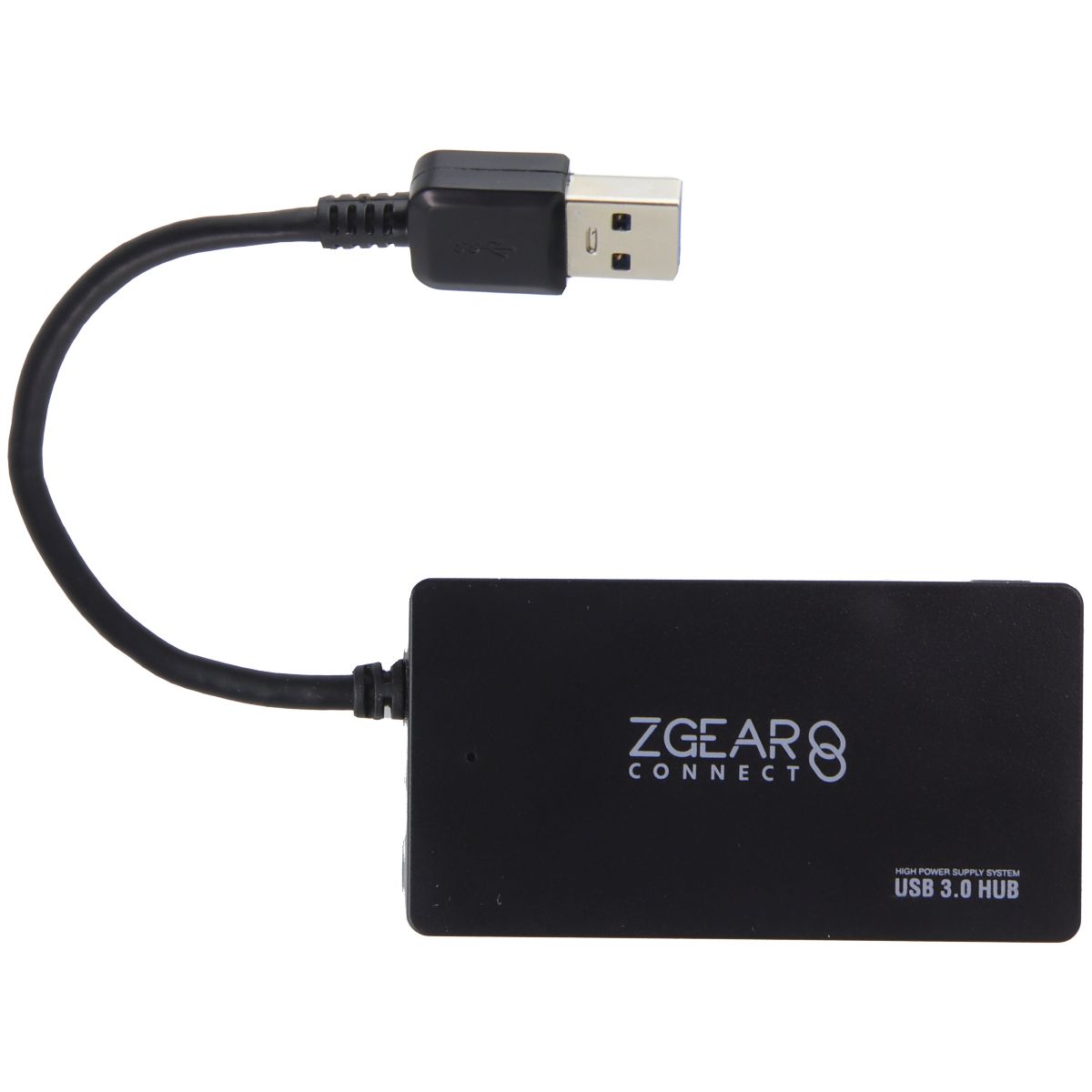 ZGear Connect Four Port USB 3.0 Data Hub - Black