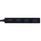 ZGear Connect Four Port USB 3.0 Data Hub - Black