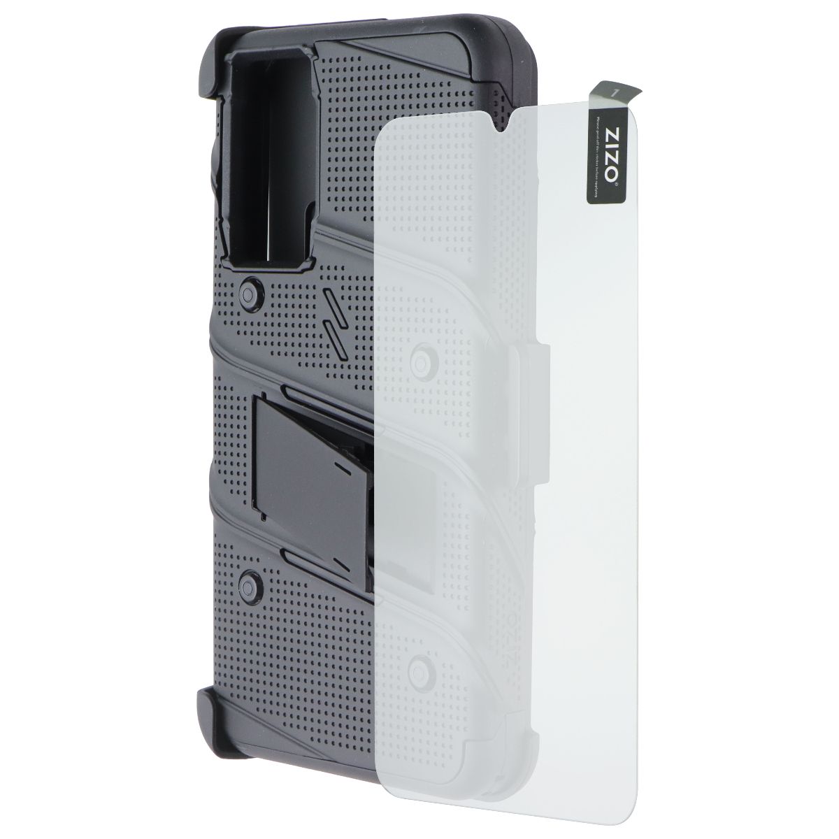ZIZO Bolt Bundle Case/Holster/Tempered Glass for Samsung Galaxy A15 5G - Black Cell Phone - Cases, Covers & Skins Zizo - Simple Cell Bulk Wholesale Pricing - USA Seller