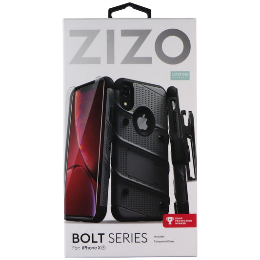 ZIZO Bolt Series Rugged (Case / Screen / Holster) for Apple iPhone XR - Gunmetal