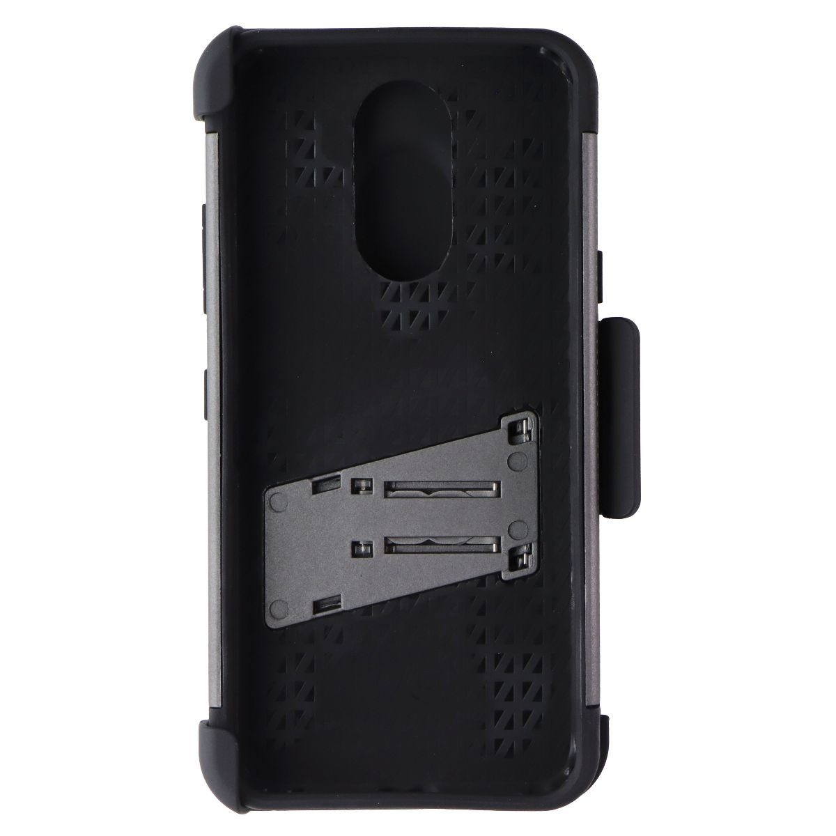 Zizo Bolt Series Case / Glass / Holster for LG Harmony 3 / K40 / Solo - Gray Cell Phone - Cases, Covers & Skins Zizo - Simple Cell Bulk Wholesale Pricing - USA Seller