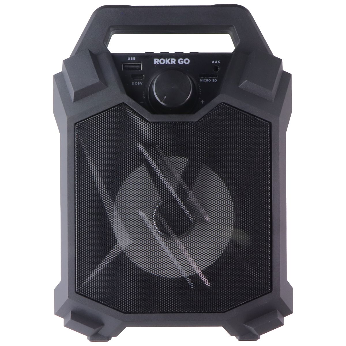 ZIZO ROKR GO Series Portable LED Bluetooth Speaker - Black (SPK-RKGO-BLK) Cell Phone - Audio Docks & Speakers Zizo - Simple Cell Bulk Wholesale Pricing - USA Seller