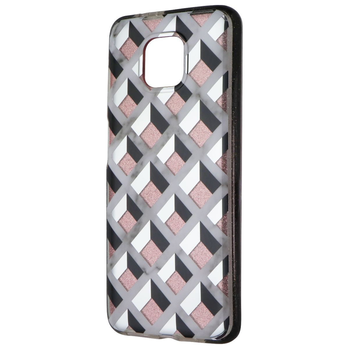 Zizo Divine Series Case for Motorola Moto G Power (2021) - Pink/Silver Geo