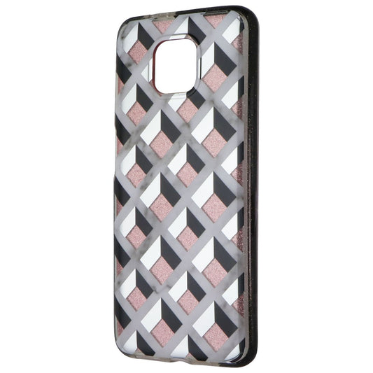 Zizo Divine Series Case for Motorola Moto G Power (2021) - Pink/Silver Geo