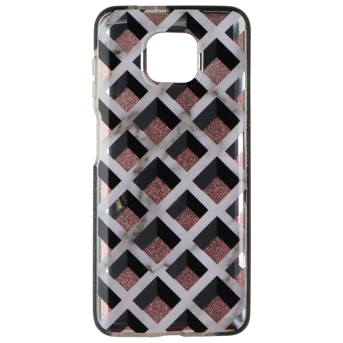 Zizo Divine Series Case for Motorola Moto G Power (2021) - Pink/Silver Geo