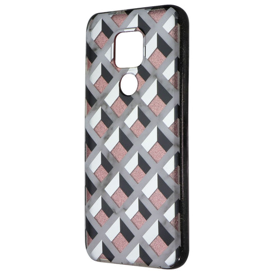 Zizo Divine Series Case for Motorola Moto G Play (2021) - Pink/Silver Geo