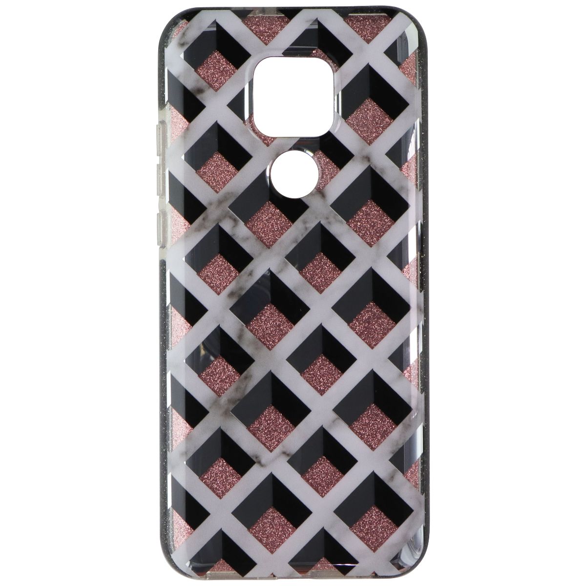 Zizo Divine Series Case for Motorola Moto G Play (2021) - Pink/Silver Geo Cell Phone - Cases, Covers & Skins Zizo - Simple Cell Bulk Wholesale Pricing - USA Seller
