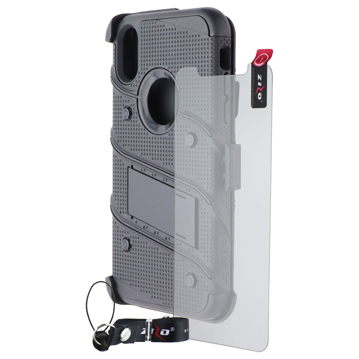 ZIZO Bolt Series (Rugged Case / Screen / Holster) for Apple iPhone XR - Black