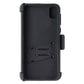 Zizo Bolt Series Case & Holster with Tempered Glass for Moto E6 - All Black