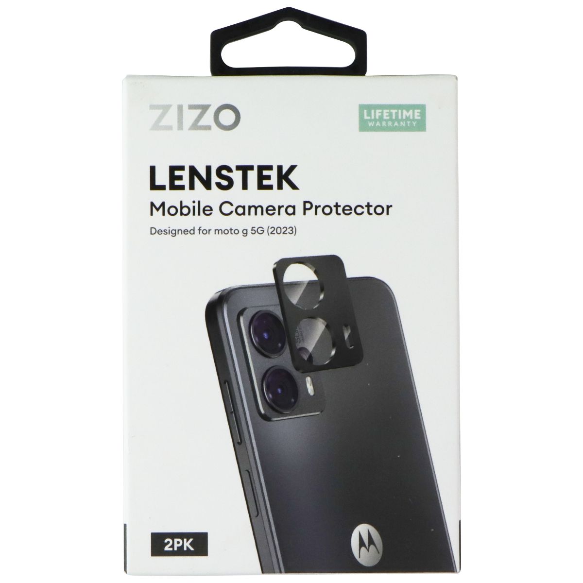 ZIzo Lenstek Mobile Camera Protector for Motorola Moto G 5G (2023) - 2 Pack Cell Phone - Screen Protectors Zizo - Simple Cell Bulk Wholesale Pricing - USA Seller